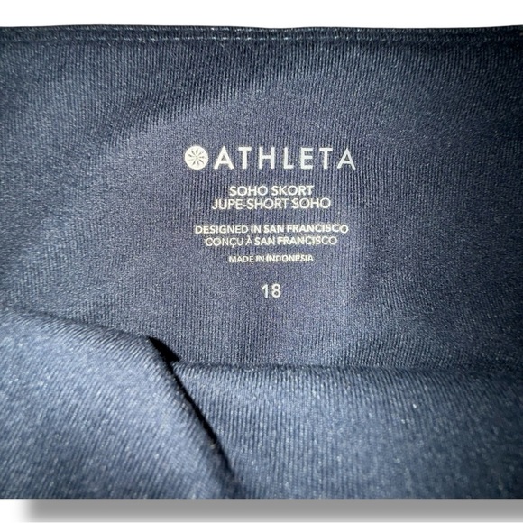 ATHLETA SOHO SKORT - 18 Navy - Picture 3 of 11